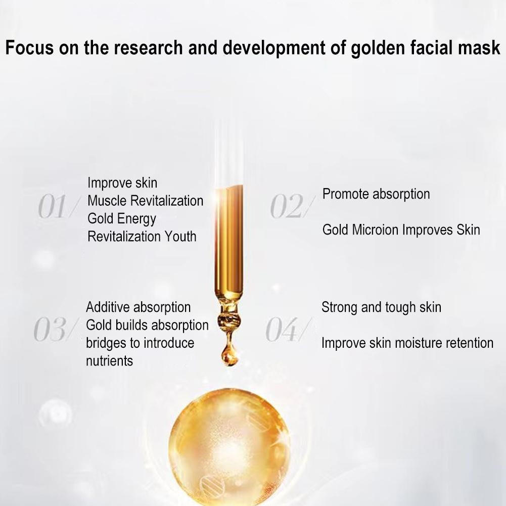 Retinol Snake Venom Peptide Gold Mask Moisturizing Anti-aging Anti-wrinkle Brightening Oil Control Mask Skin Care